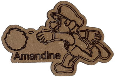 Magnet - Personnage Mario personnalisable